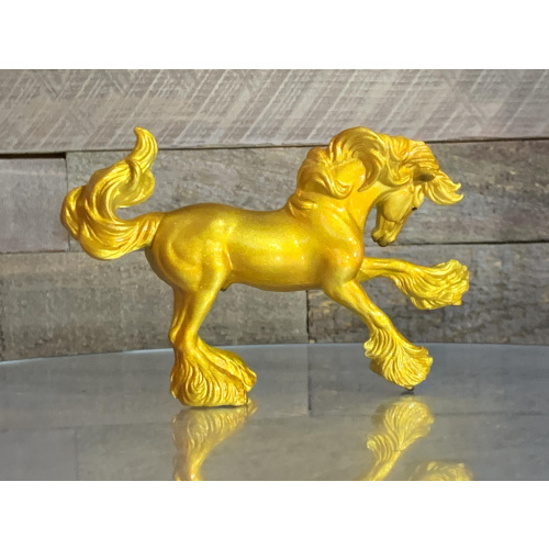 Breyer Custom Horse Gypsy Vanner Glossy Yellow