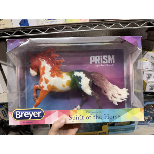 Breyer OF Model Horse Traditional Andalusian Stallion Prism Rainbow Paint NIB