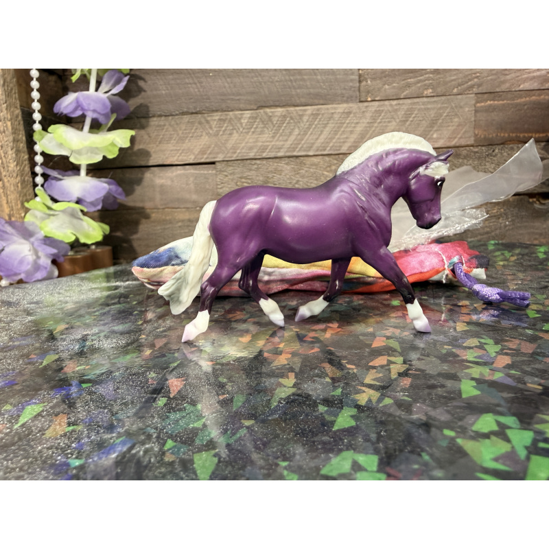 Breyer OF Horse Stablemate Breyerfest 2021 Advant Garde Purple Fjord NIP