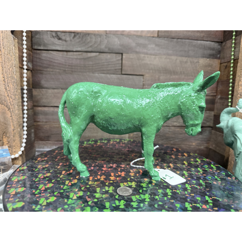 Breyer Stripped Horse Donkey Darker Green Plastic #1