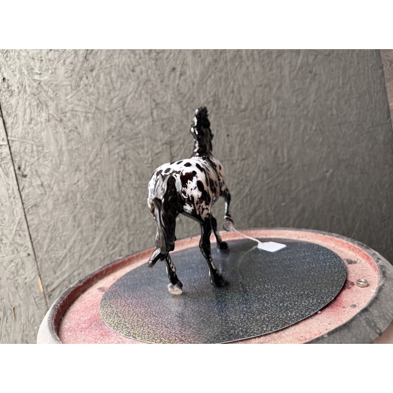 Breyer Custom Model Horse Fireheart Black Bay Full Blanket Appaloosa