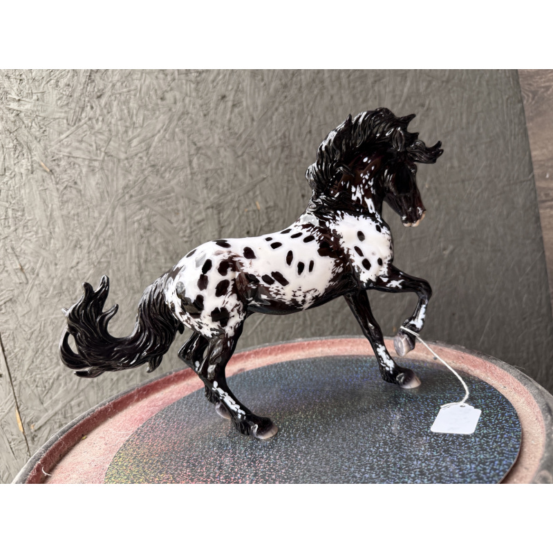 Breyer Custom Model Horse Fireheart Black Bay Full Blanket Appaloosa