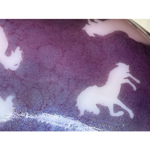 Breyer Custom Model Horse Fireheart Purple Dapple With Mini Fireheart Florentine