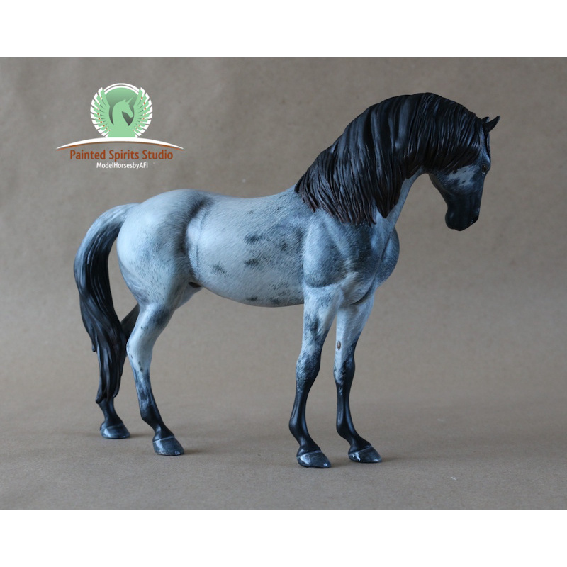 Cobalt Storm du Clos du Rohan - CM Breyer Spirit to blue roan