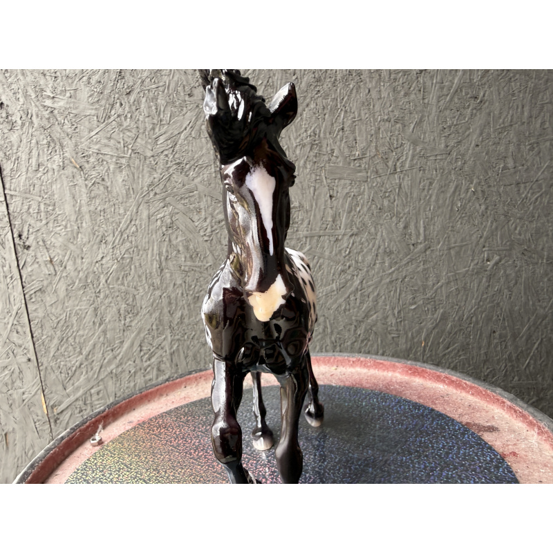 Breyer Custom Model Horse Fireheart Black Bay Full Blanket Appaloosa