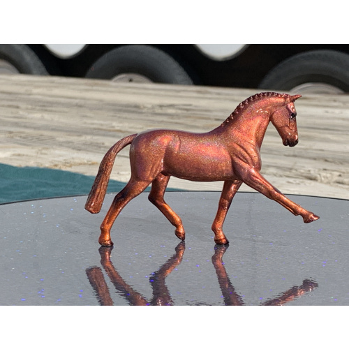 Breyer Custom Horse Stablemate Hanoverian Holographic