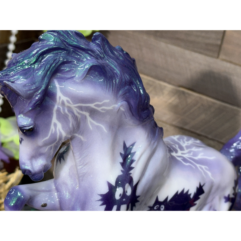 Breyer Custom Horse Traditional Croi Dampsha Halloween Scaredy Cat