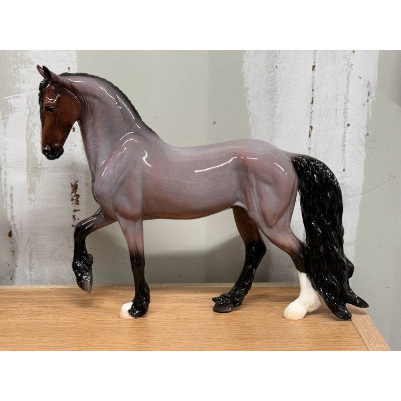 Breyer OF Model Horse BF Scandi Surprise GLOSSY Appy Bay Roan Gold Pinto Champagne