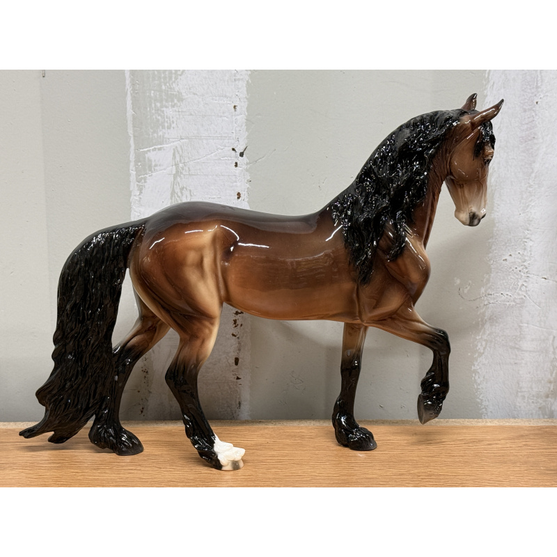Breyer OF Model Horse BF Scandi Surprise GLOSSY Appy Bay Roan Gold Pinto Champagne
