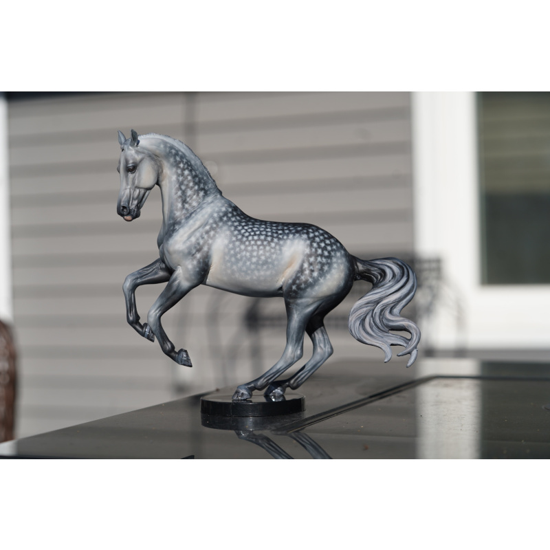 Custom Valegro Breyer with Gem Twist Tail by Kayla Blaine