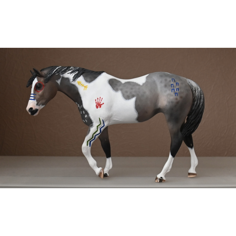 CM BREYER INDIAN PONY WITH NATIVE AMERICAN MARKINGS