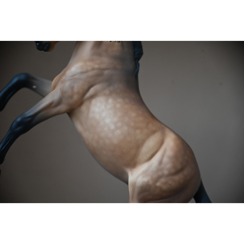 Custom Breyer Premier model Carman painted to a Pale Dappled Golden Buckskin