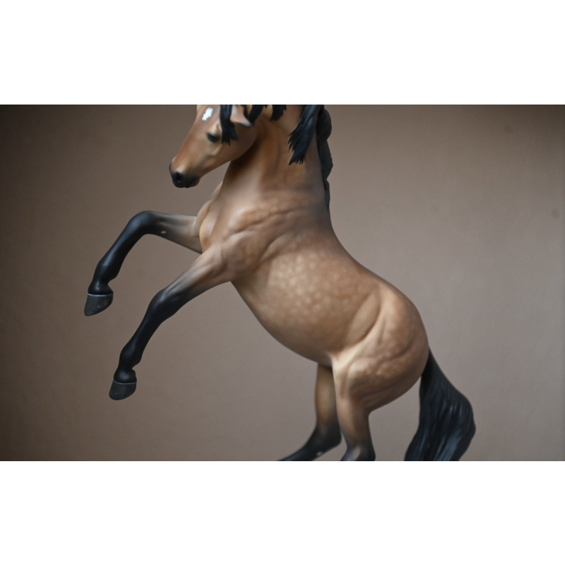 Custom Breyer Premier model Carman painted to a Pale Dappled Golden Buckskin