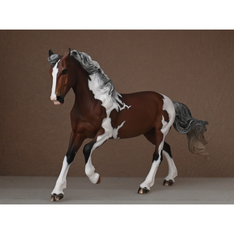 CM BREYER TIGERLILLY TO A SILVER DAPPLED BAY PAINT