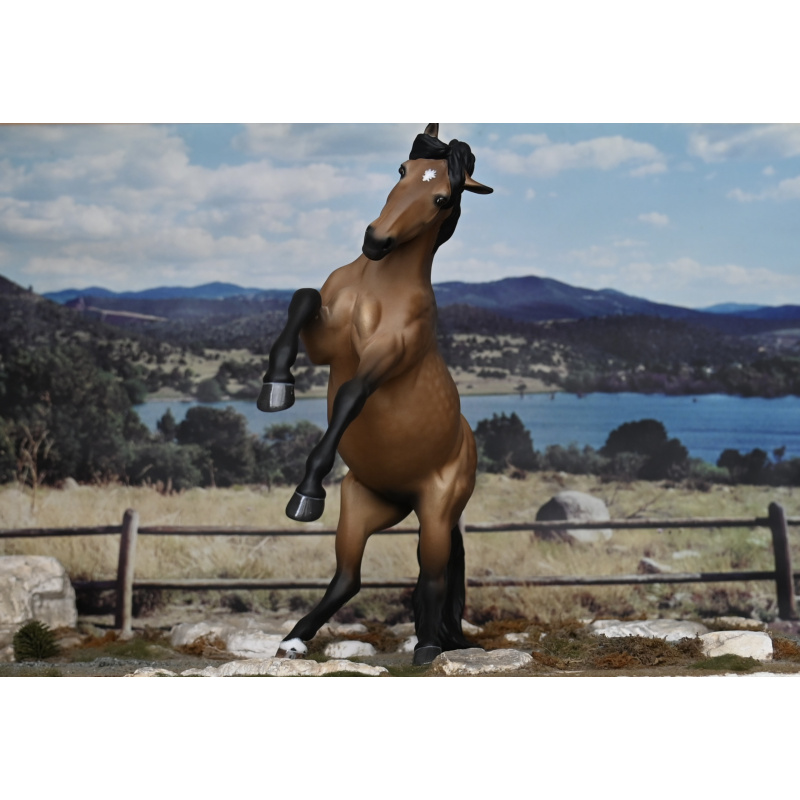 Custom Breyer Premier model Carman painted to a Pale Dappled Golden Buckskin