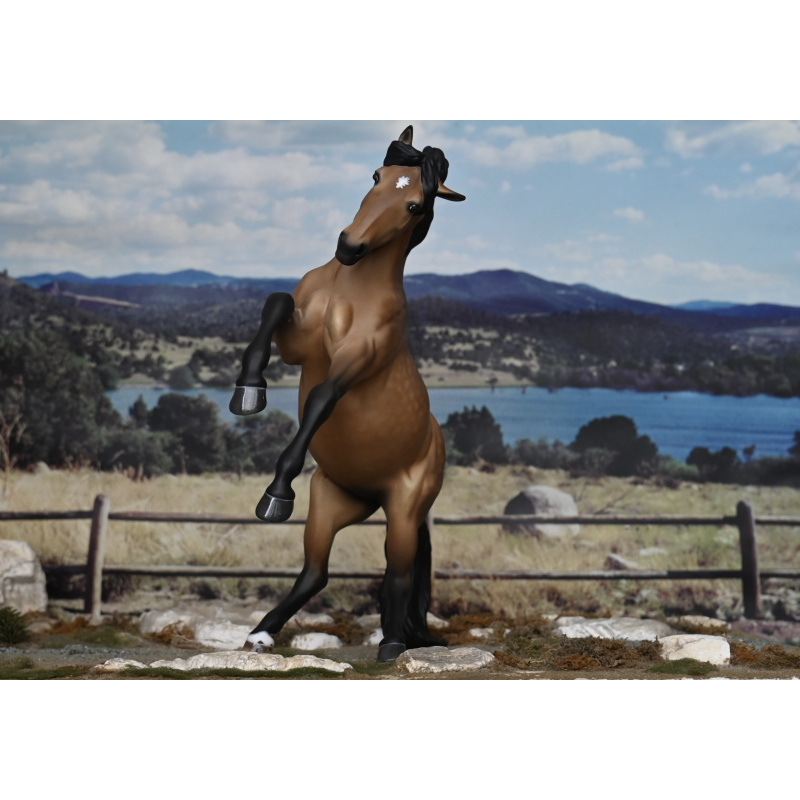 Custom Breyer Premier model Carman painted to a Pale Dappled Golden Buckskin