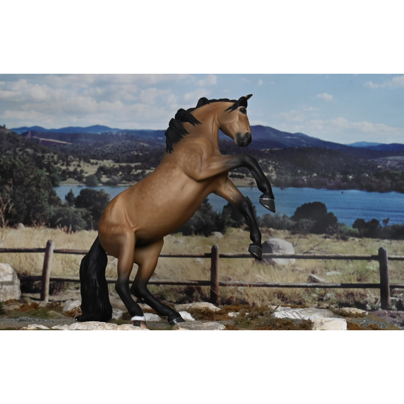 Custom Breyer Premier model Carman painted to a Pale Dappled Golden Buckskin