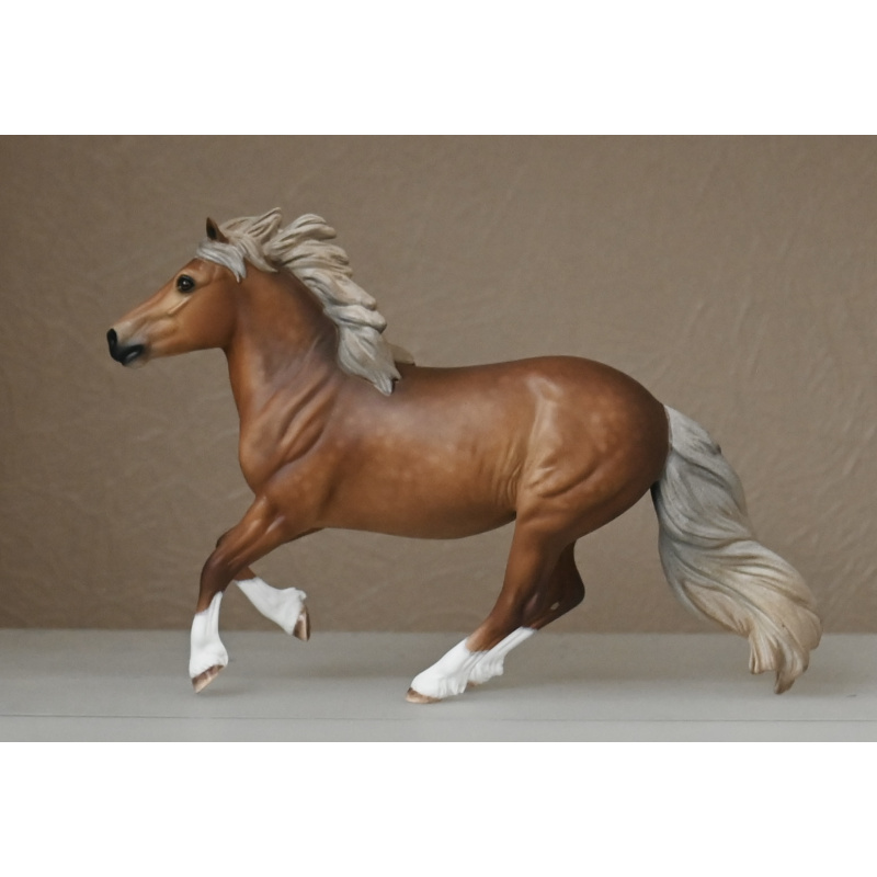 CM BREYER PREMIER MODEL WAFFLES TO A SOOTY DAPPLED PALOMINO