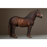 Custom Breyer Theo painted to a  Dappled Liver Chestnut