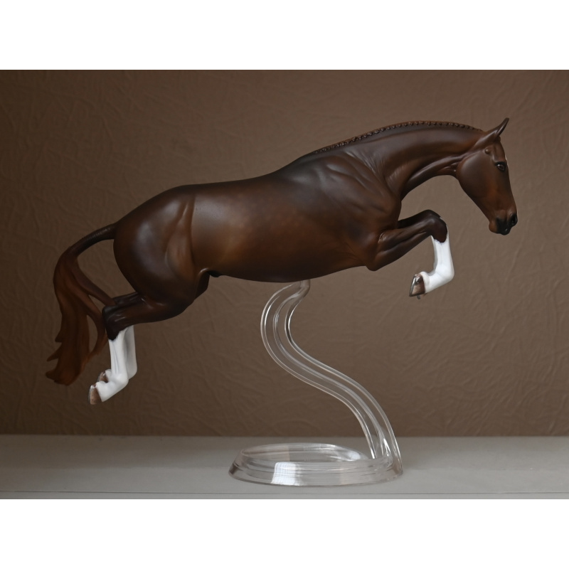 Custom Breyer Bristol painted to a  Dappled Liver Chestnut
