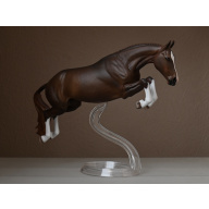 Custom Breyer Bristol painted to a  Dappled Liver Chestnut