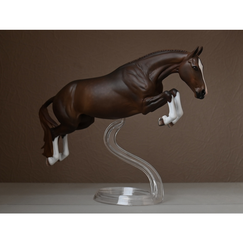Custom Breyer Bristol painted to a  Dappled Liver Chestnut