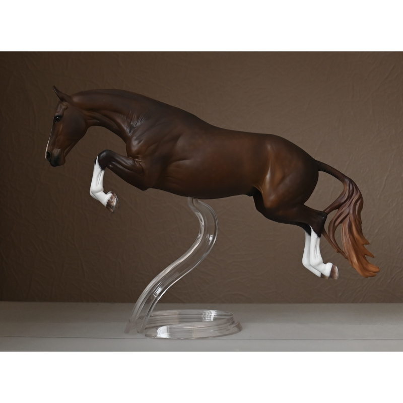 Custom Breyer Bristol painted to a  Dappled Liver Chestnut