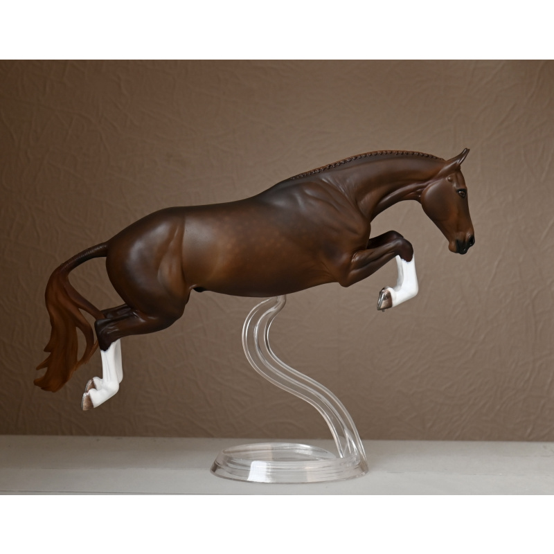Custom Breyer Bristol painted to a  Dappled Liver Chestnut