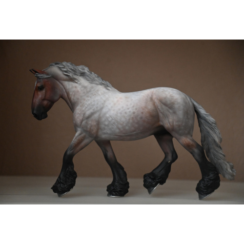 CM BREYER MARCUS TO A REVERSE DAPPLED BAY ROAN