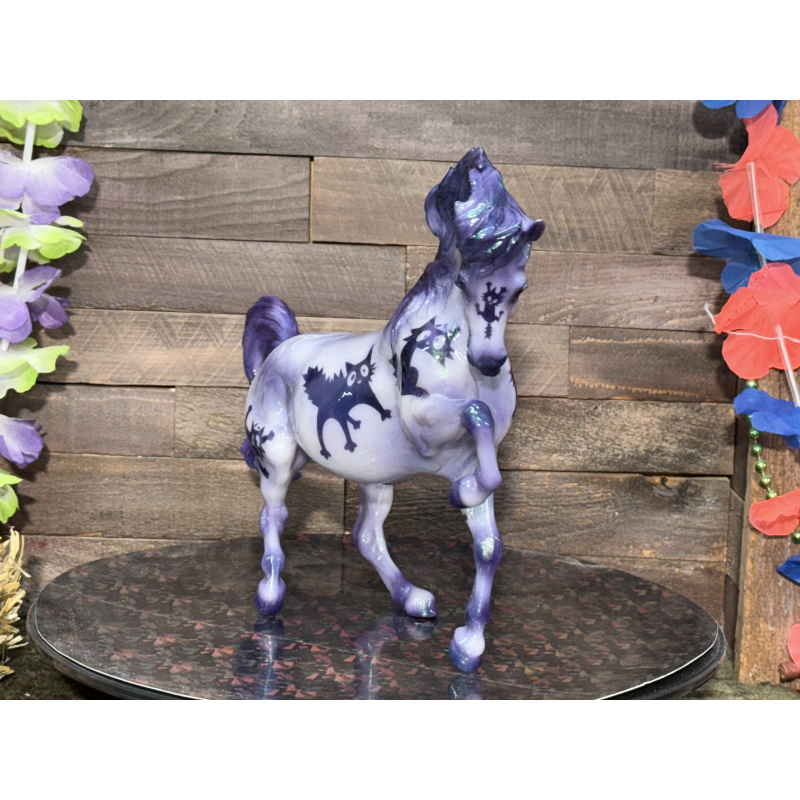 Breyer Custom Horse Traditional Croi Dampsha Halloween Scaredy Cat