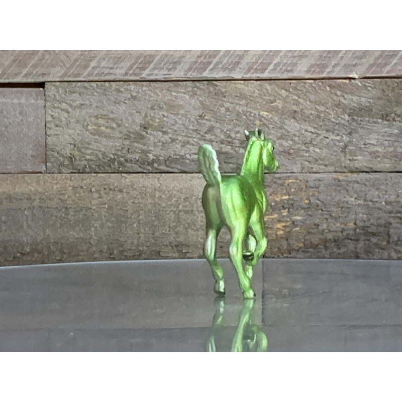 Breyer Custom Horse Cantering Foal Glossy Light Green Sparkly