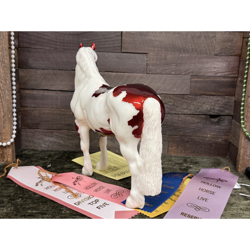 Breyer Custom Horse Traditional Georg Red Pinto King Of Hearts LSQ