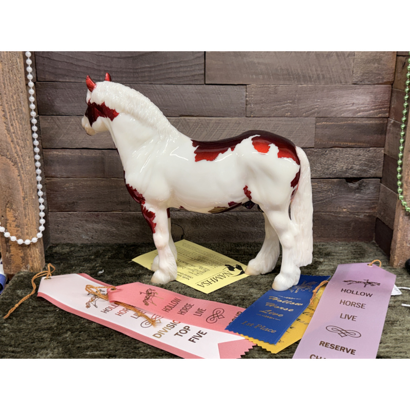 Breyer Custom Horse Traditional Georg Red Pinto King Of Hearts LSQ