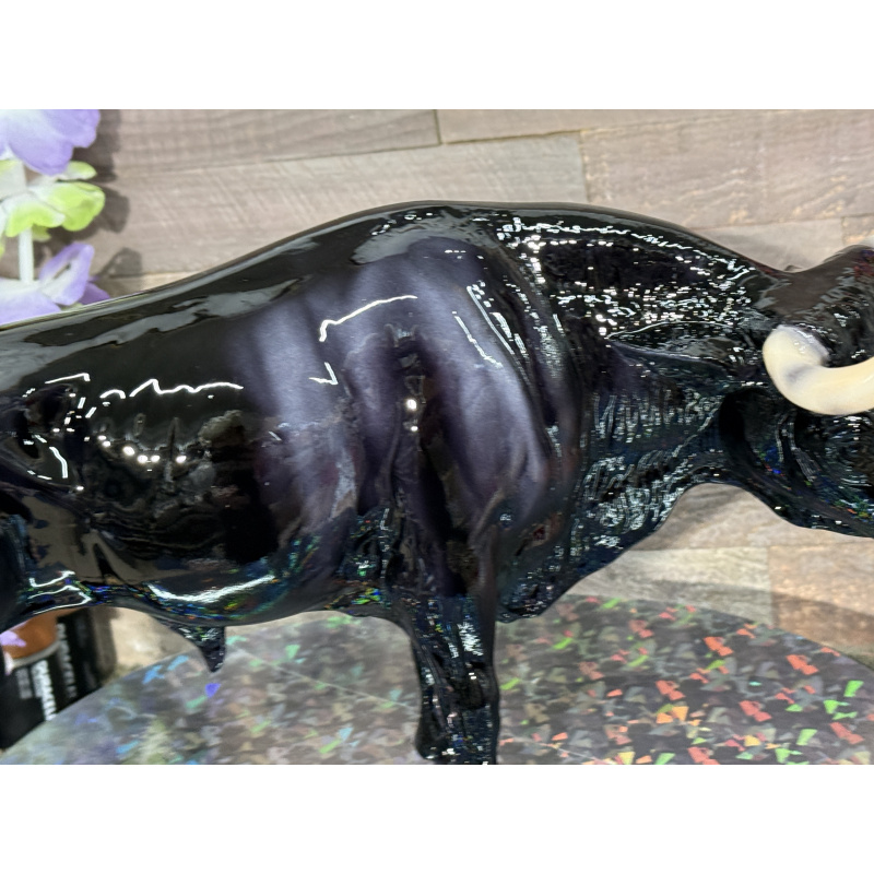 Breyer Custom Animal Traditional Bull Stoke Black Charcoal