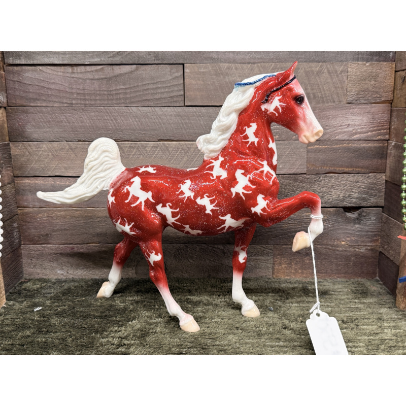 Breyer Custom Model Horse Vintage Five Gaiter Christmas In July 2026 Red Filigree