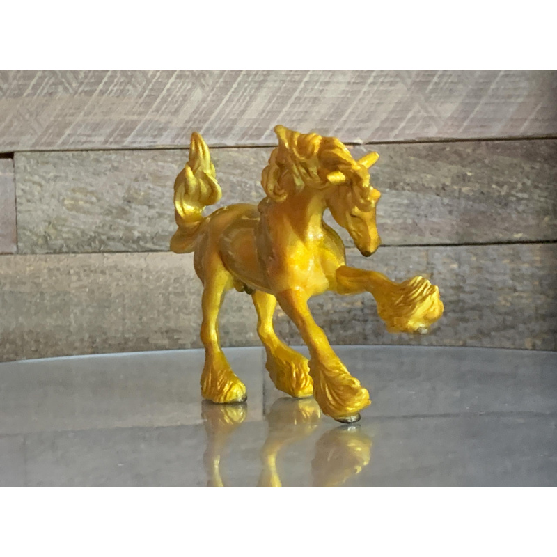 Breyer Custom Horse Gypsy Vanner Glossy Yellow