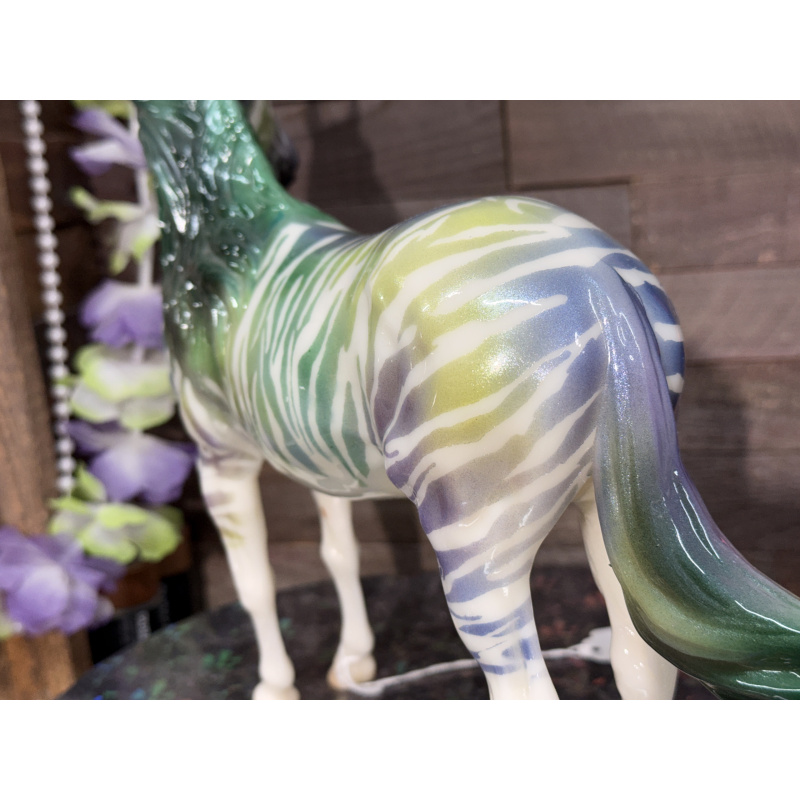 Breyer Custom Horse Traditional Paso Fino To Pearl Colored Zebra