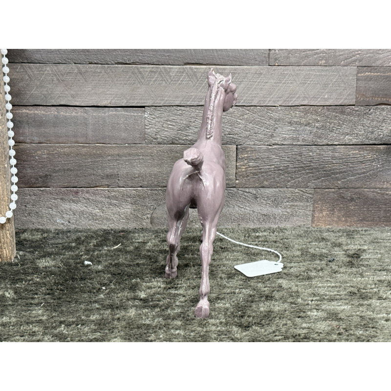 Breyer Stripped Horse Running Foal Purple Pink Swirled Plastic
