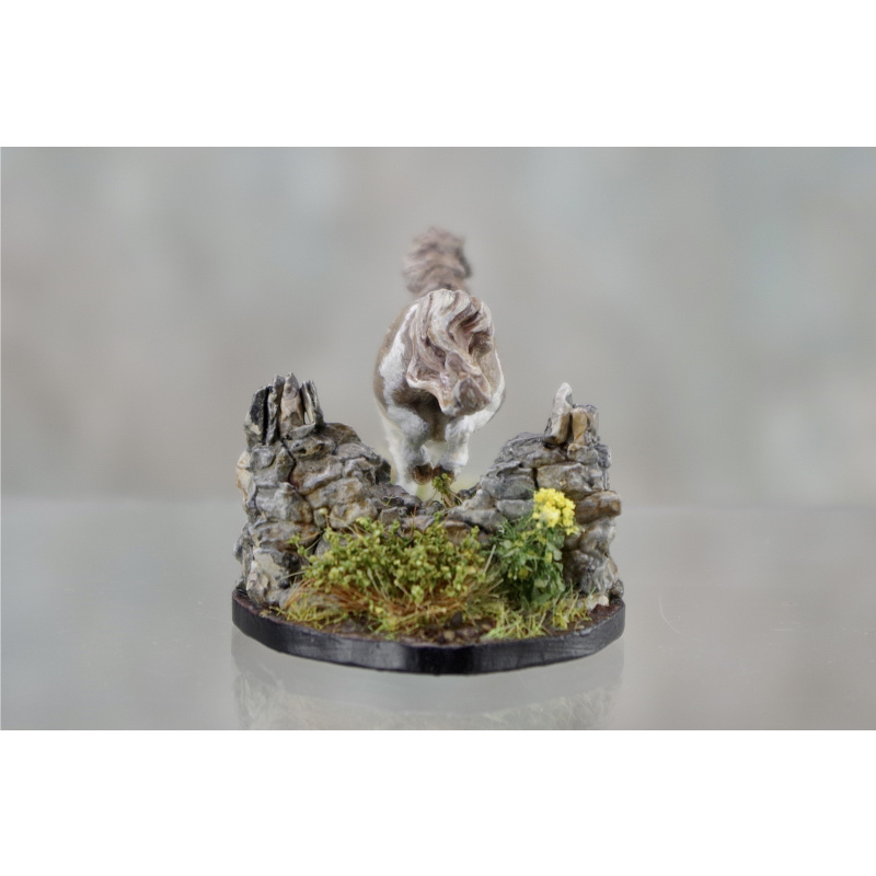 Micro Mini Shetland in Mushroom Tobiano
