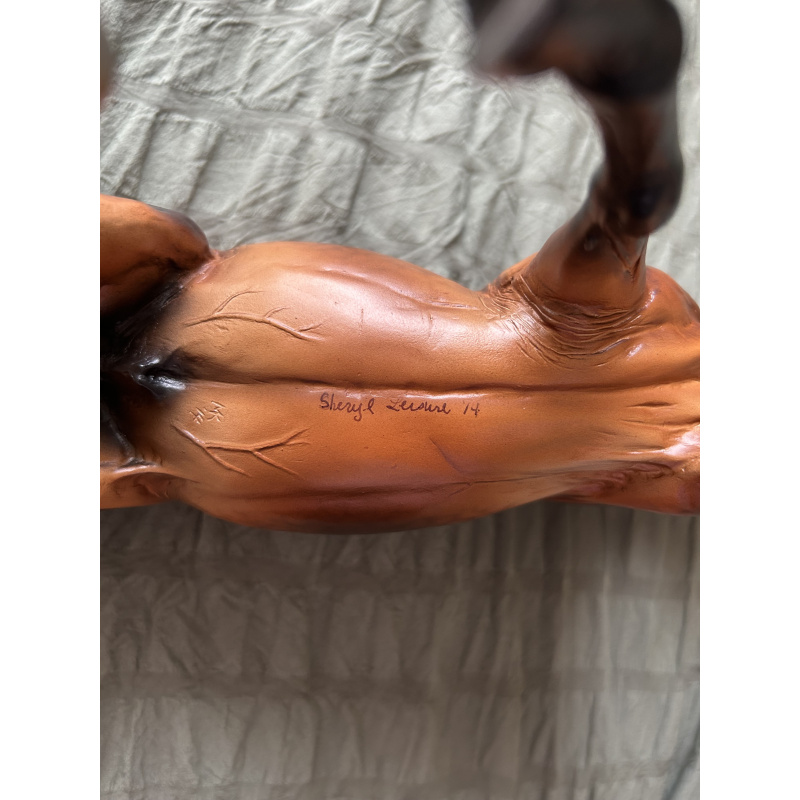 Traditional Quartermeister Resin Painted by Sheryl Leisure