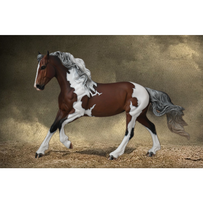 CM BREYER TIGERLILLY TO A SILVER DAPPLED BAY PAINT