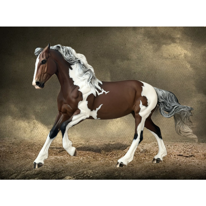 CM BREYER TIGERLILLY TO A SILVER DAPPLED BAY PAINT