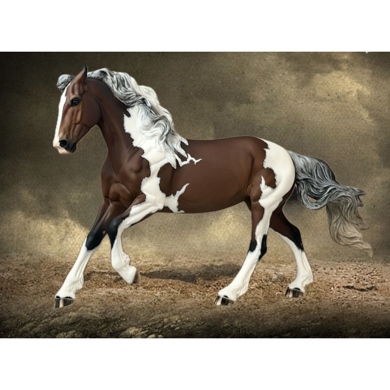 CM BREYER TIGERLILLY TO A SILVER DAPPLED BAY PAINT