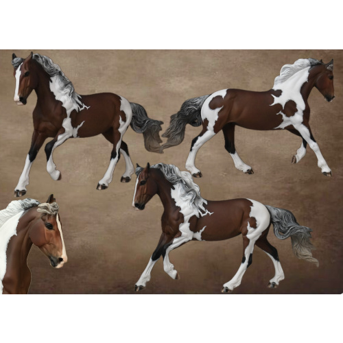 CM BREYER TIGERLILLY TO A SILVER DAPPLED BAY PAINT
