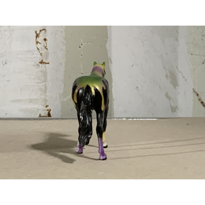 Breyer OF Horse Loping Quarter Horse Bogeyman Colorful Drips #1