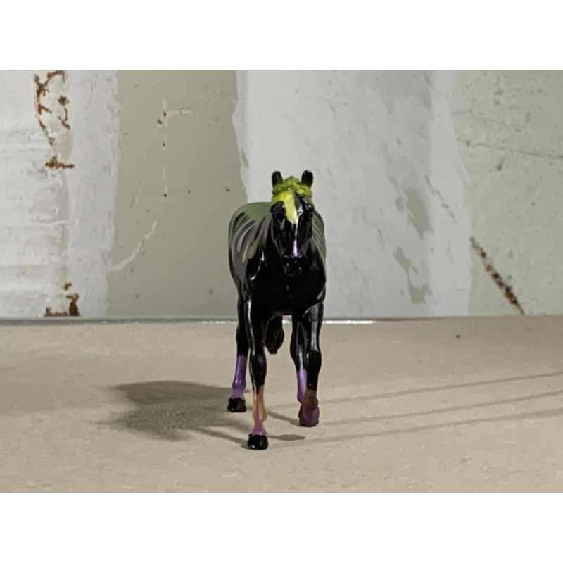 Breyer OF Horse Loping Quarter Horse Bogeyman Colorful Drips #1