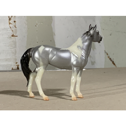 Breyer OF Horse Standing Stock Horse Single Day Silver Pinto
