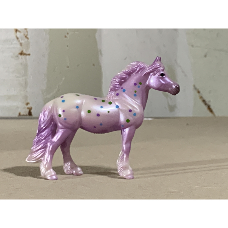 Breyer OF Horse Highland Pony Matte Purple Appaloosa Fruitcake Fillies Web Special