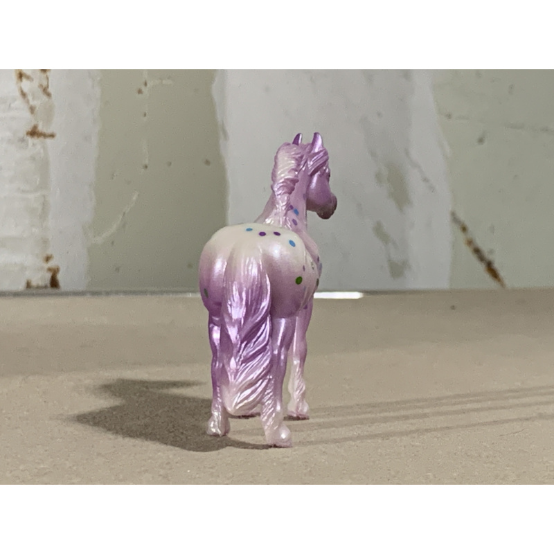 Breyer OF Horse Highland Pony Matte Purple Appaloosa Fruitcake Fillies Web Special