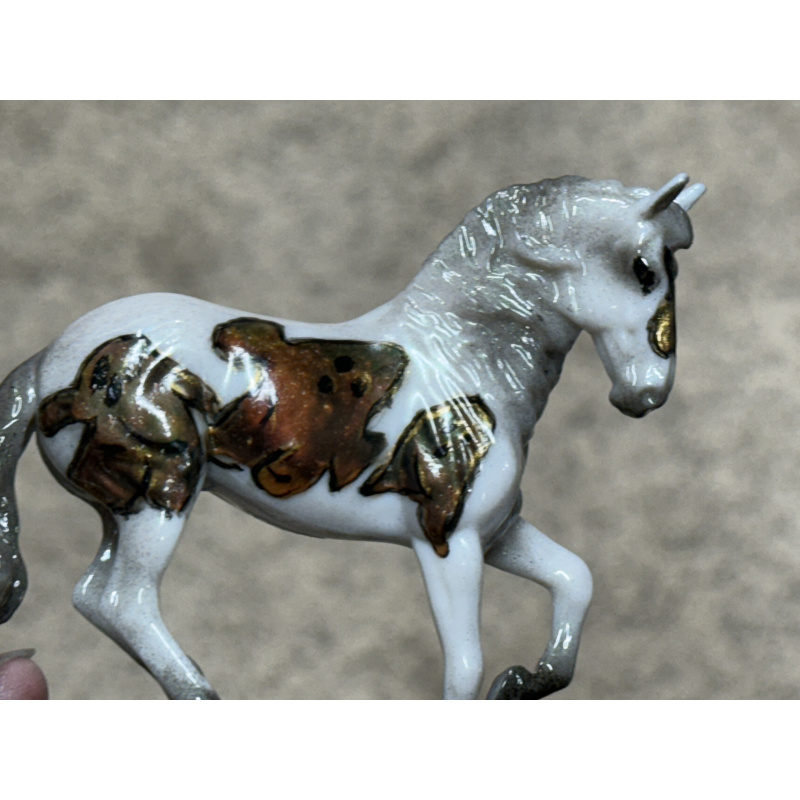 Breyer Custom Horse Stablemate Glossy Glow in The Dark Alby ColorChange Ghosts